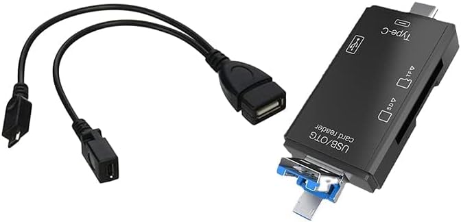 Storage Expansion Compatible with Fire TV Stick, Samsung, SD Card Reader File Transfer Kit for Firesticks, Media Devices, Gaming Systems, 3 in 1 Card Reader for SD Card, Micro SD (OTG Cable Included) image 3