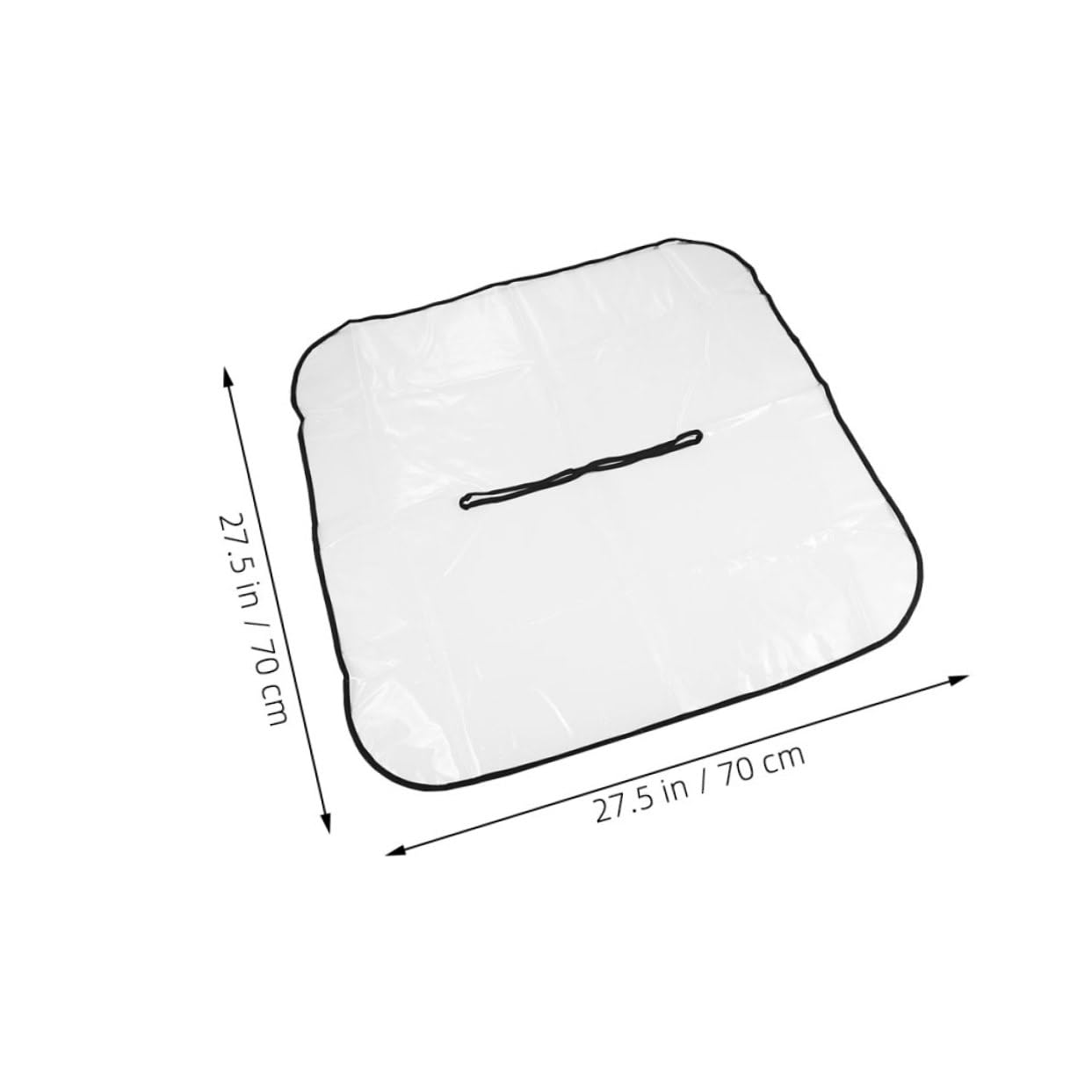 Yardwe Copriborsa Antipioggia in Eva Trasparente 2 Pezzi Bordo | Protezione Leggera e Completa, Misura Versatile per Borsa Tote e Handbag, Set da Due Pezzi, Uso Quotidiano