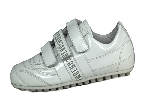 Bikkembergs Womens 102876 Low Top White White Size: 2.5