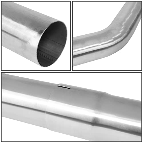 Image of ‎DNA MOTORING ZTL-30SS 16 Pcs 3.0 Inches Stainless Steel DIY Custom Exhaust Tubing Mandrel Bend Pipe Straight & U-Bend Kit, Universal Fit