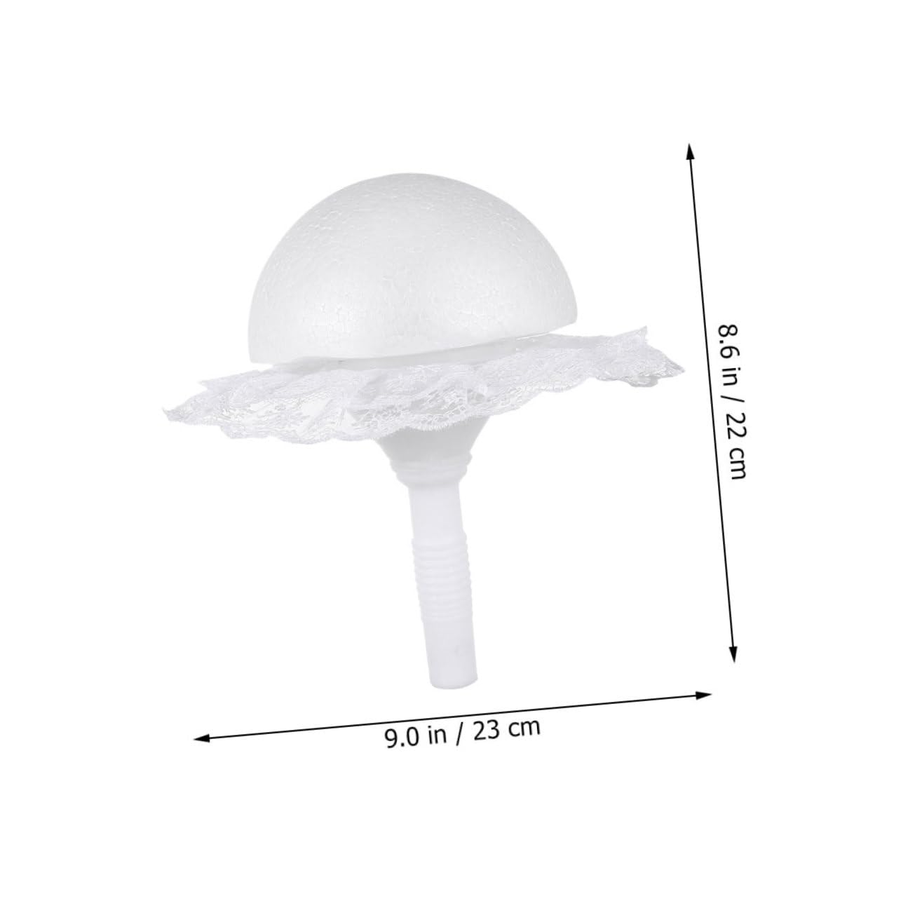 SEWACC 4 Juegos De Soportes Para Ramos De Flores Artificiales Soportes Para Ramos De Novia Decoración De Encaje Soportes Para Ramos De Espuma Con Asa Floral Para Arreglos