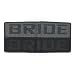 Kei Project Bride Racing Wallet Seat Fabric Leather Bi-fold Gradation (Black/Gray)