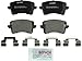 BOSCH BP1386 QuietCast Premium Semi-Metallic Disc Brake Pad Set - Compatible with Select Audi A4, A4 Allroad, A4 Quattro, A5, A5 Quattro, Allroad, Q5, S4, S5, SQ5; REAR
