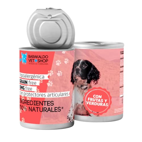 BVS Vet Shop | Diet Hypoallergenic Grain Free Jabalí y Ciervo Lata para Perros | Ideal para Perros con alergias o intolerancias extremas desconocidas | 12 unid. x 380 gr