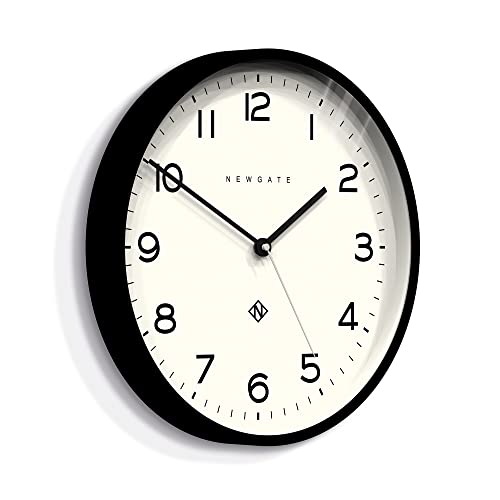 NEWGATE® Number Three Echo wall clock, Black, 37cm - Image 2