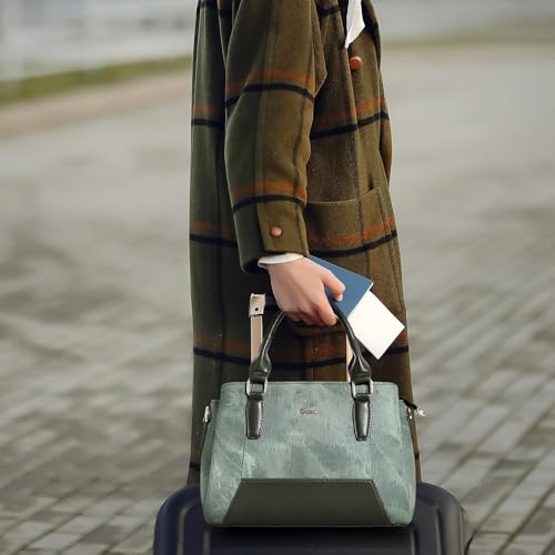 Image of EXOTIC Three section Denim Design, Multipurpose handbag with Shoulder Strap