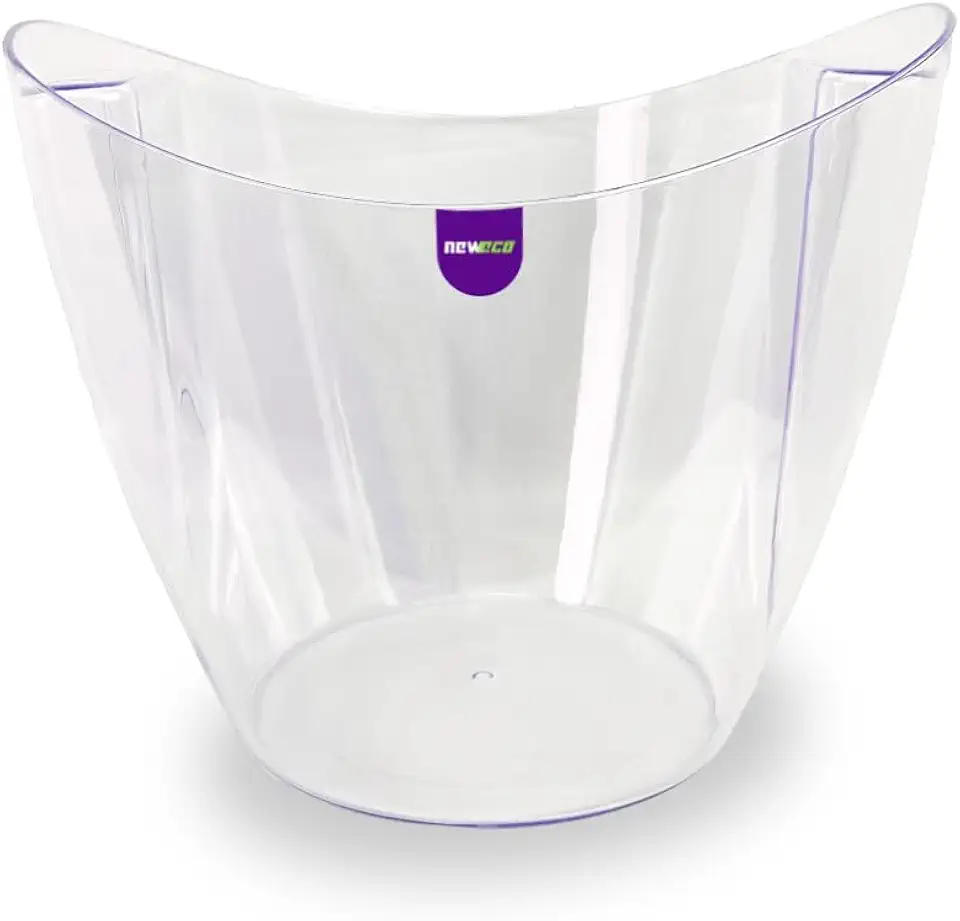 Balde De Gelo Acrílico Cristal 7,5 Litros Champanheira (Cristal)