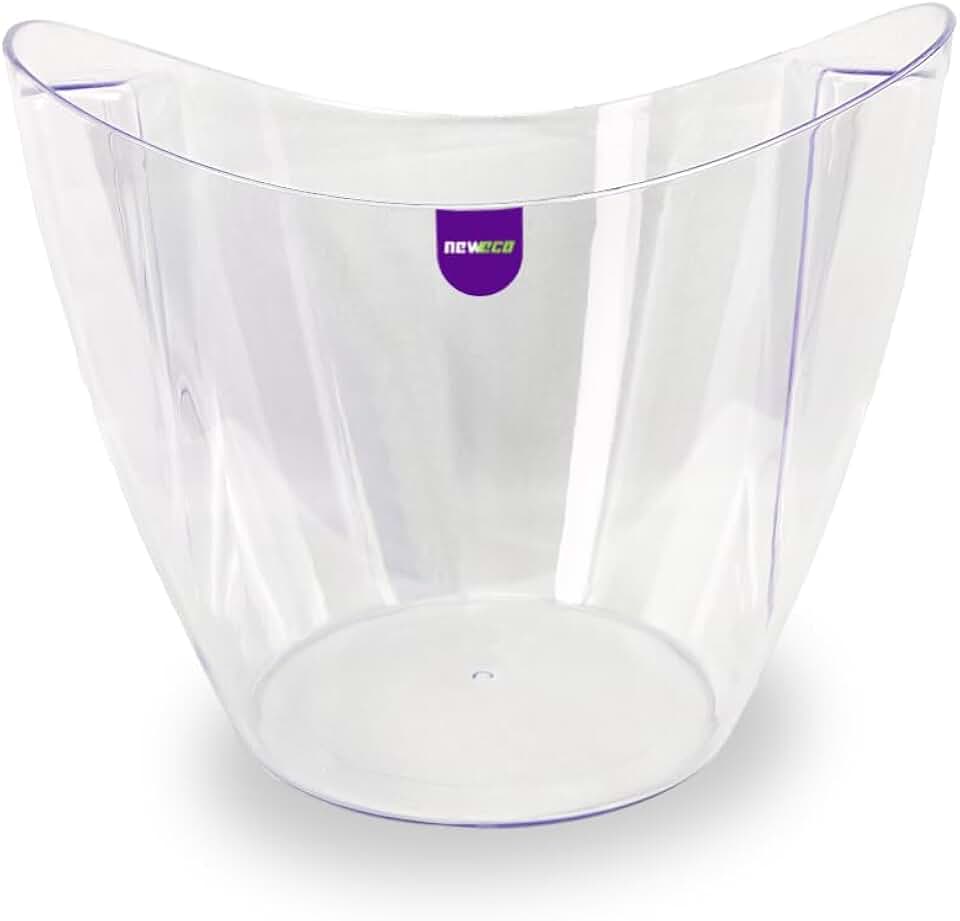 Balde De Gelo Acrílico Cristal 7,5 Litros Champanheira (Cristal)