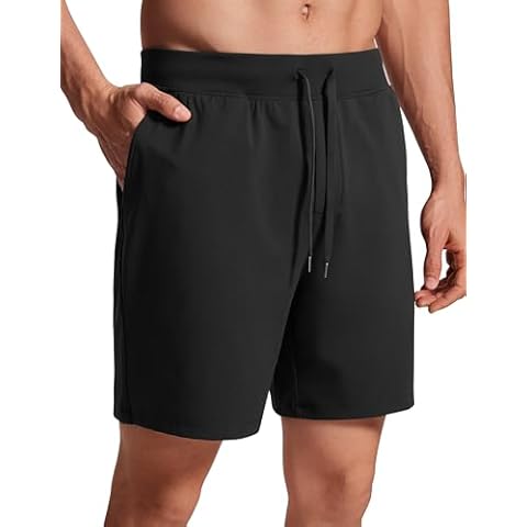 CRZ YOGA Men's Workout Shorts Cover