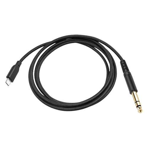 Cable de audio USB-C a 6.35mm 2m HXBER miniatura 1