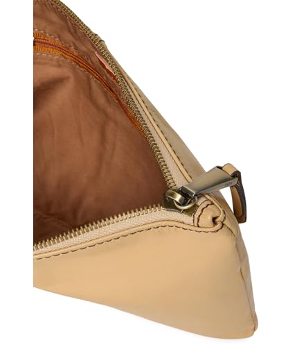 Image of HOBO Sable Leather Wristlet Clutch with Circular Handle, Zippered Closure, Credit Card Organizer, & Interior Zip Pocket