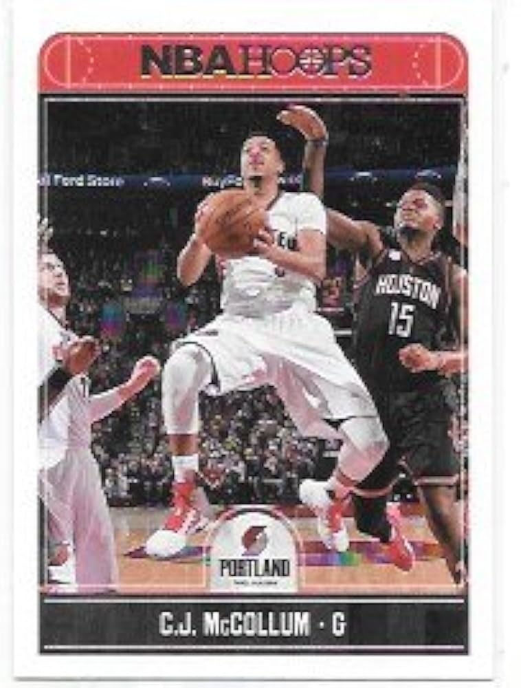 Amazon.com: C.J. McCollum 2017-18 NBA Hoops Portland Trail