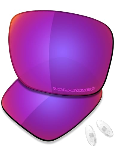 Image of SAUCER Premium Replacement Lenses & Nosepads for Oakley Holbrook Ti OO6048 | UV400 Protection, Anti-Scratch, Precise Fit
