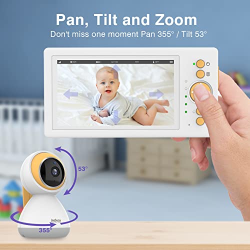 Baby Monitor with Two Cameras and Large Screen
