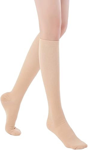 Miniatura 9 de NOVAYARD Calcetines de compresión para hombres y mujeres graduados 15-20 mmHg 4 pares