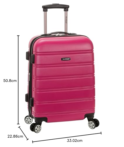 Image of Rockland Synthetic Pink Carry-On (F145 Magenta)