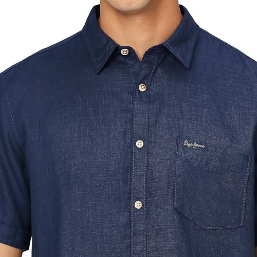 Image of Pepe Jeans Men's Cotton Regular Fit Shirt