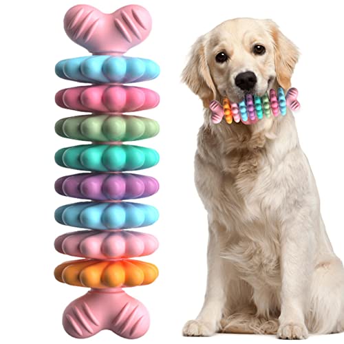 Brinquedos mastigáveis para filhotes – Brinquedos mastigáveis flexíveis para dentição e calmantes |