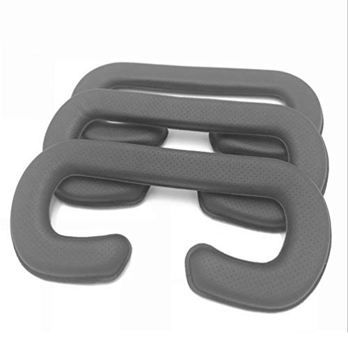 Almofada de espuma para rosto HTC Vive VR UKCOCOCO 4 peças de substituição de couro PU para rosto de