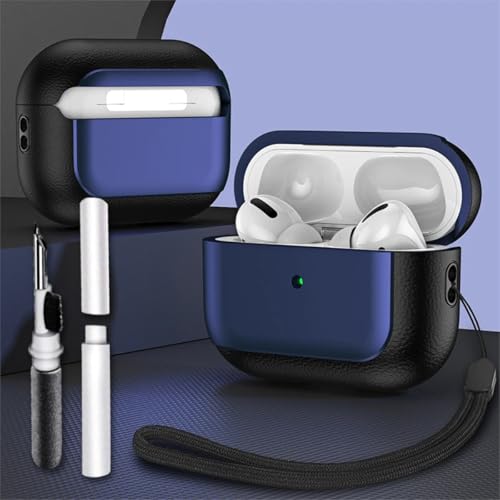 Image of YODI Case Cover for Airpods Pro|Pro 2|Airpods Pro 3|Airpods 4 Pouch, Silicone Cases with Cleaner Kit 360 Drop Protection,Shock-Resistant ((Hard Blue), Airpods 4)