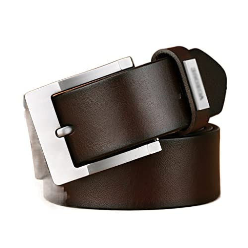 Belt men's genuine leather pin buckle cowhide first layer cowhide belt men's pants belt middle-aged casual youth