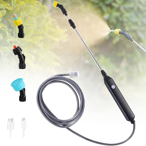 DOUBFIVSY Elektrischer Pflanzensprüher, Drucksprüher Gartensprüher...