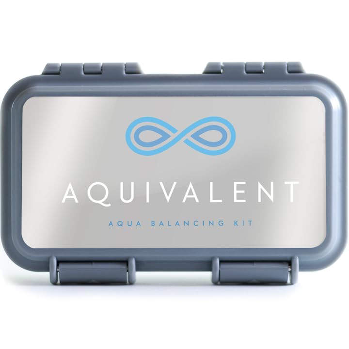 Aquivalent Advanced Pool & Hot Tub Test Strips with AI-Powered Mobile App - All-in-One Water Test Kit for Pools, Spas, and Above Ground Pool Accessories (Starter kit)