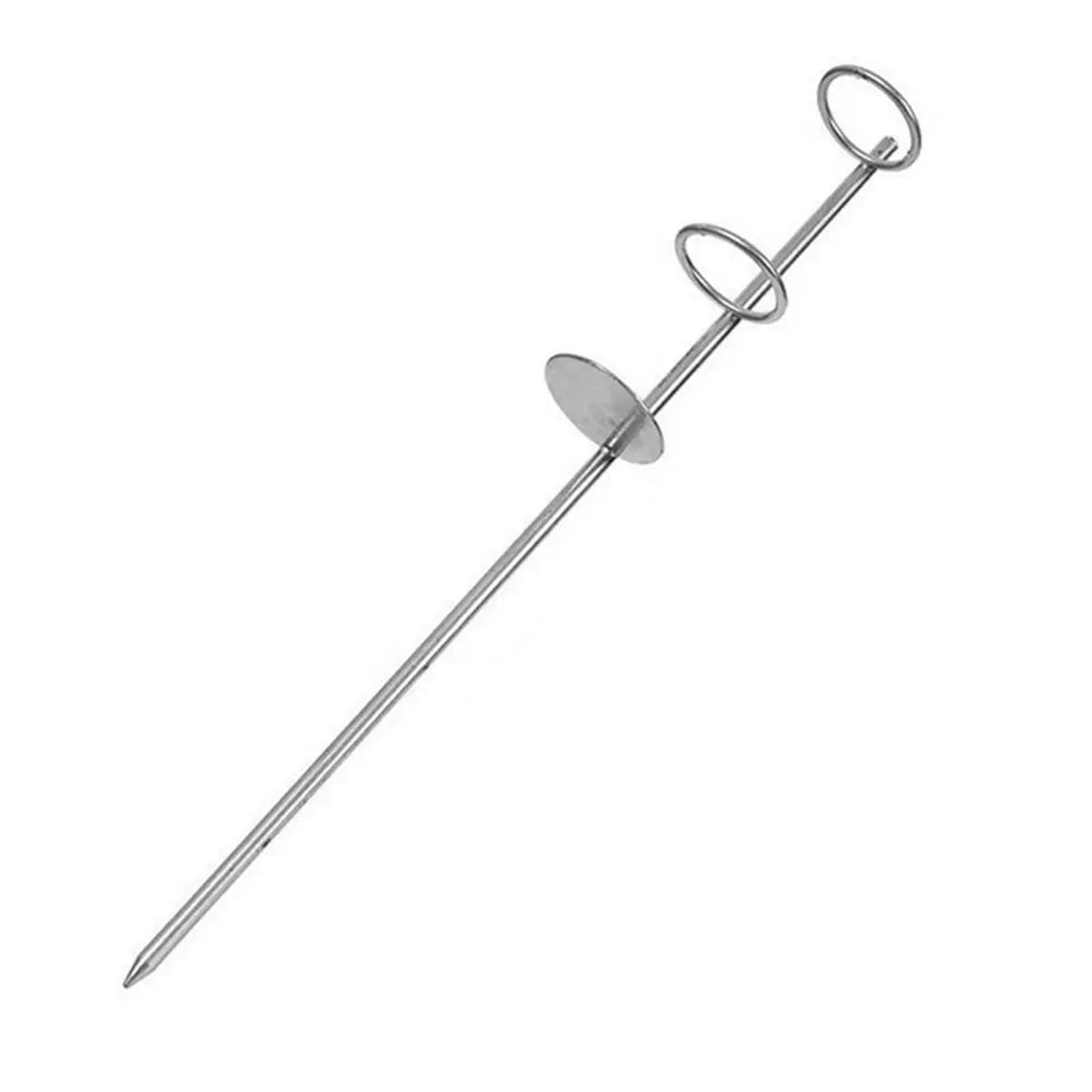 FVDZRFIE Fishing Rod Rest Portable Fishing Rod Holder Support Stainless Steel Ground Spike Rest Stand Bank Tackle(30cm)