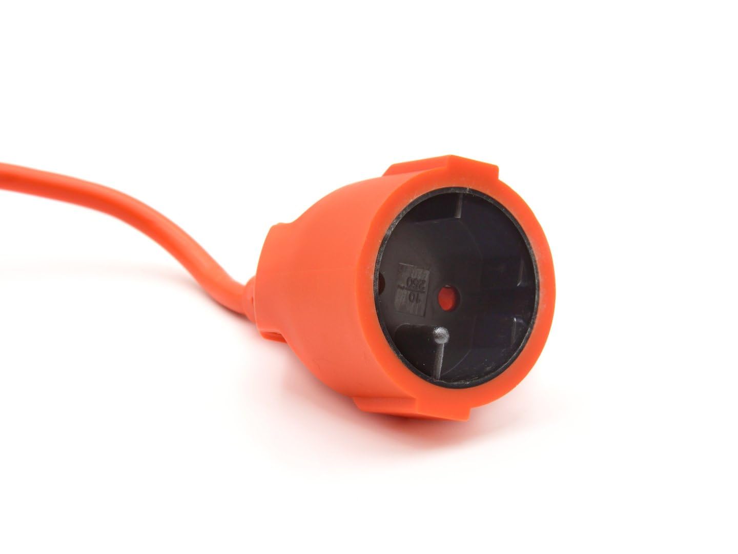 BSD Rallonge électrique extérieure 20 mètres avec protection IP20-1 prise 230V, idéale pour les jardins et les espaces extérieurs.