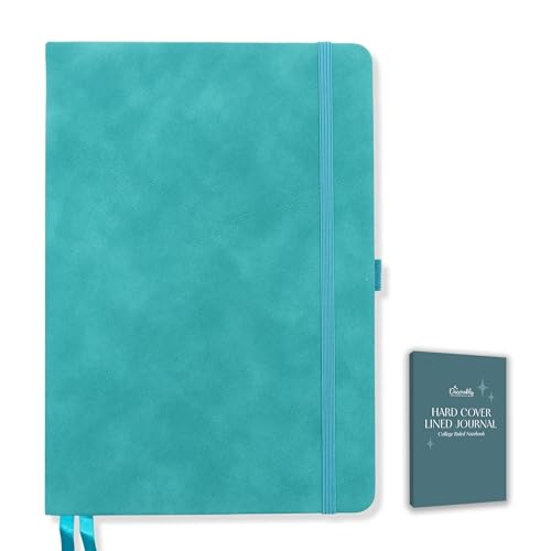 Carnet de notes ligné A5 Decorably pour homme et femme avec couverture rigide