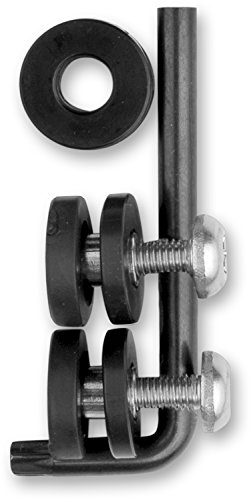 Cruiser Accessories 81400 Locking Fasteners License Plate Frame Hardware, Rattle Stop-Stainless Star Pin