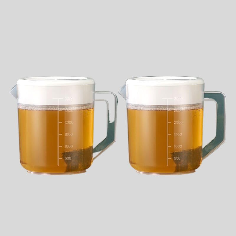 Amazon.com | 塑料冷水壶超大容量泡茶桶凉水壶家用耐高温凉水杯茶壶