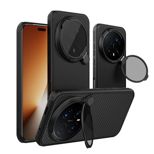 Coque Honor Magic 8 Pro noire rigide antichoc avec support béquille intégré