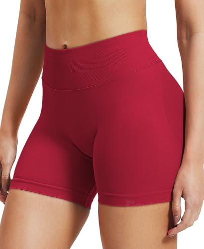 Image of VOYJOY Women Workout Impact Shorts 2.5 inch / 3.6 inch / 4.5 inch / 6 inch Scrunch Butt Booty | Tummy Control, High Waisted, Bike Short, Gentle Compression, for Women