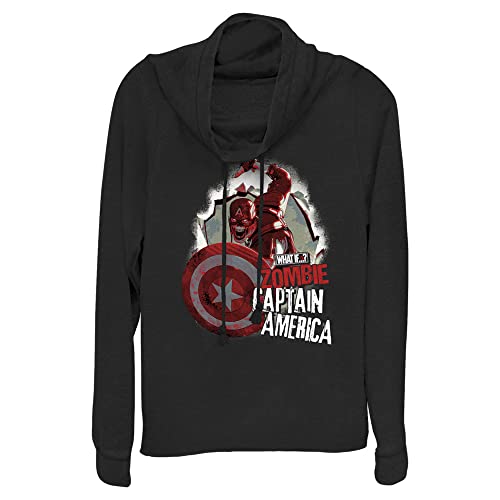 Chemise Marvel zombie Cap pour femme en coton imprimé geek