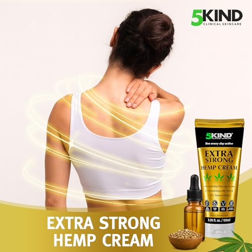 Image of 5Kind Extra Strong Hemp Cream 3.4 fl oz - Maximum Strength