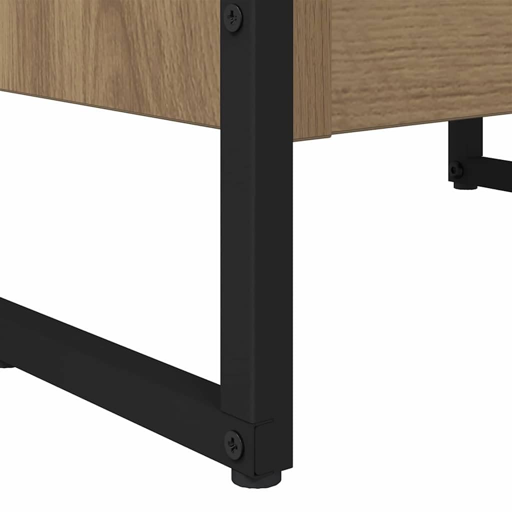 vidaXL Estantería para Libros Roble Artesanal 40 x 30 x 189,5 cm, Mueble para Libros Rectangular, estantería Industrial, Organizador Moderno, Ahorra Espacio en el salón