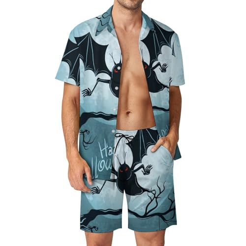 Chemise Hawaïenne Homme en Ensemble 2 Pièces Fluide Idéal pour l'Été