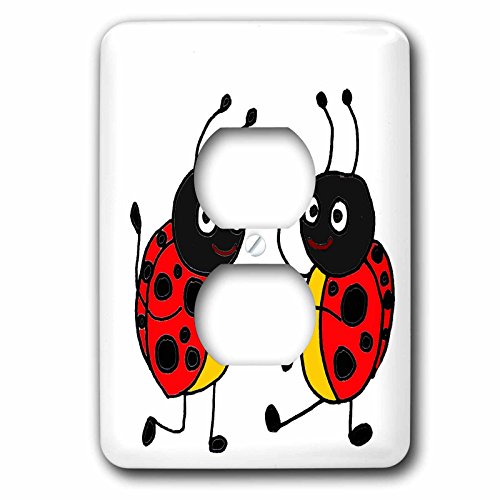 Embellecedor para interruptor de luz infantil con diseño de mariquitas lsp_195228_6 3
