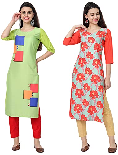 Image of Women's Crepe Regular Kurta