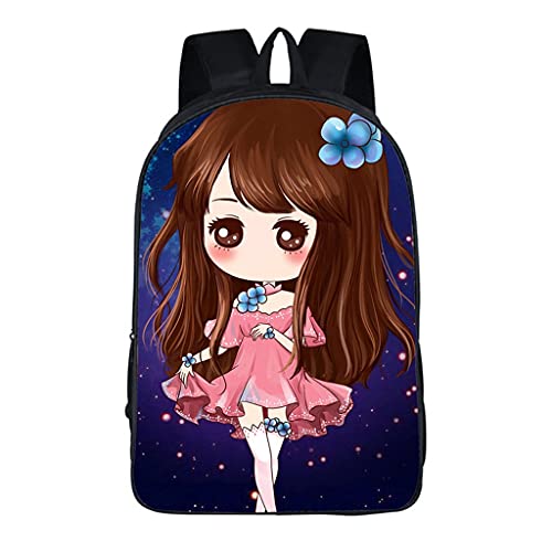 Cartables adolescent de loisir avec grand compartiment et motif 3D