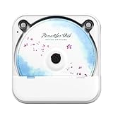 cdプレーヤー 小型 HIFI サラウンドサウンドbluetooth FMラジオ/USB/AUX/タイマー/リピート充電式 ポータブルcdプレーヤー(ホワイト）