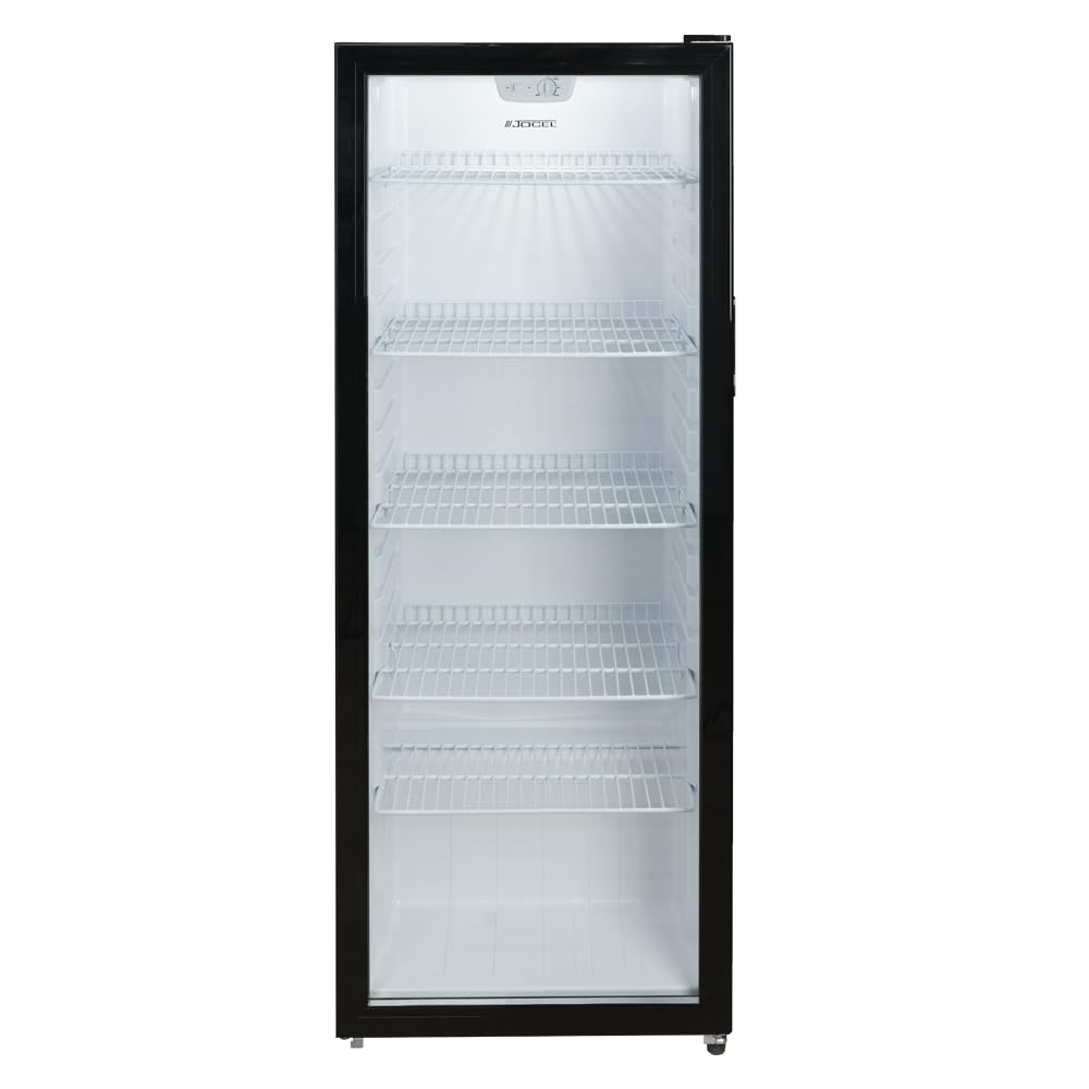 Jocel Vitrina expositora nevera JEXP-014702, 245L, Luz LED, Termostato regulable