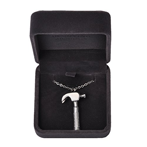 Valyria Cremation Jewelry Hammer Pendant Necklace with 22" Chain + Velvet Gift Box + Funnel Kit - Thumbnail 5