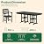HOPUBUY 7 Pieces Patio Dining Set for 6, 71" HDPE All-Weather Dining Table & Chairs, Durable Outdoor Furniture for Garden, Backyard, Lawn & Poolside (Black)