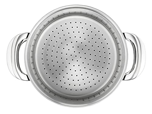 Lagostina Emozione Cestello Forato Per Pastaiola In Acciaio Inox 18/10, Ø 20 Cm, Cestello Scolapasta Per Scolare Rapidamente Gli Alimenti, Con Ampi Manici Saldati, Lavabile In Lavastoviglie - 2