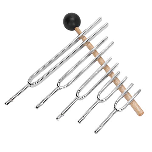Diapasão, 128 Hz 256 Hz 512 Hz 1024 Hz 2048 Hz Conjunto De Diapasões, Diapasões De Chakra De Liga De