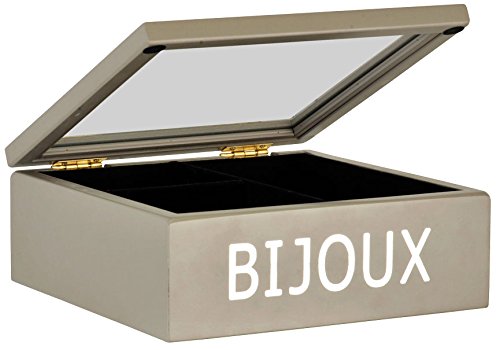 Preisvergleich Produktbild EMDE 868TBTE-0 Schmuckkästchen, Taupe / Chrom