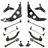 TRQ Front and Rear Steering & Suspension Kit Ball Joint Control Arm Sway Bar Stabilizer Link Tie Rod Compatible with 2003-2006 Mini Cooper