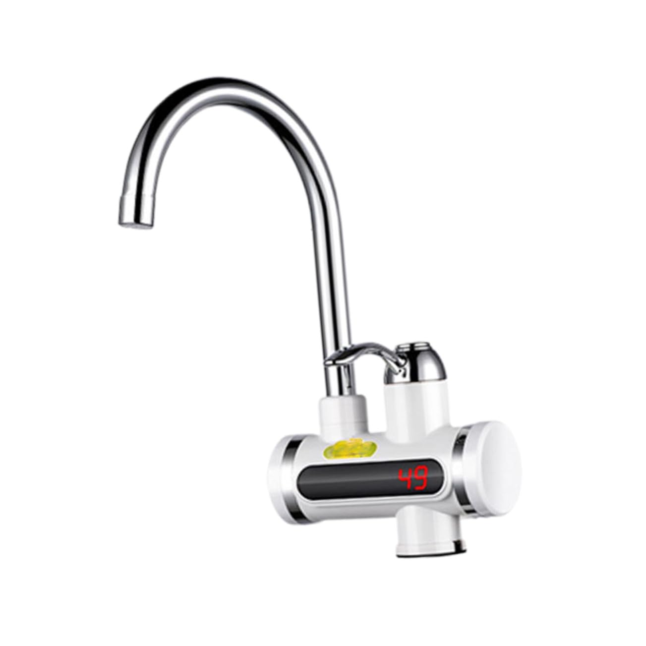 Mitigeur cuisine acier inoxydable 304 numérique LED à chauffe-eau instantané